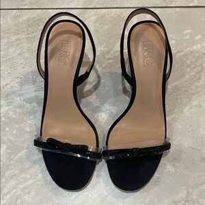 INC International Concepts Women's Black Sandals